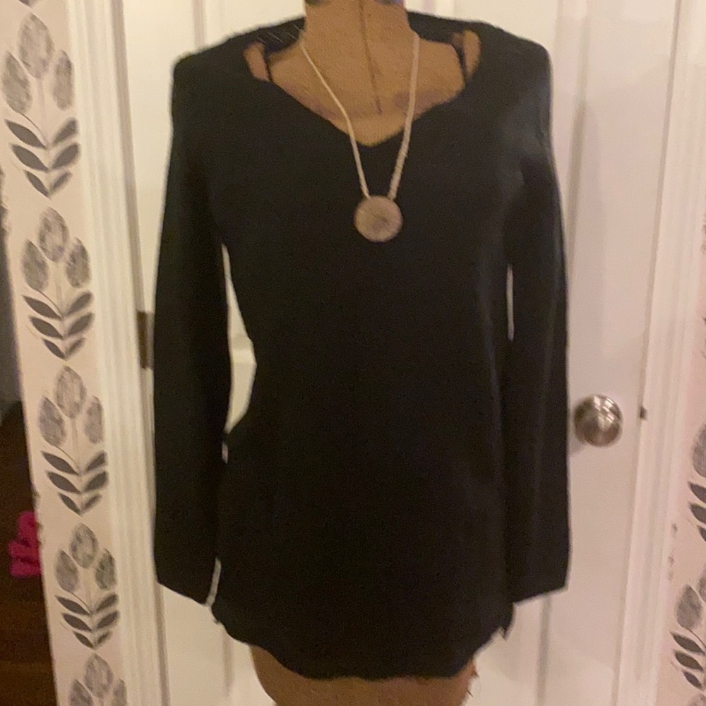 Merona black sweater